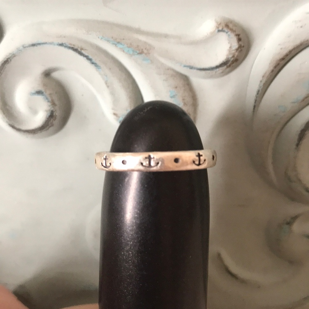 James Avery anchor stackable ring SIZE 7